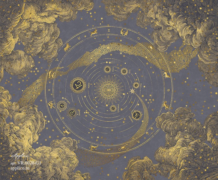 фрески Млечный путь в интерьере