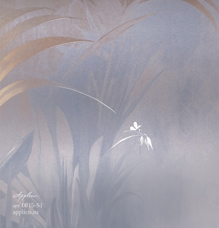 обои и панно Мистическая флора в интерьере