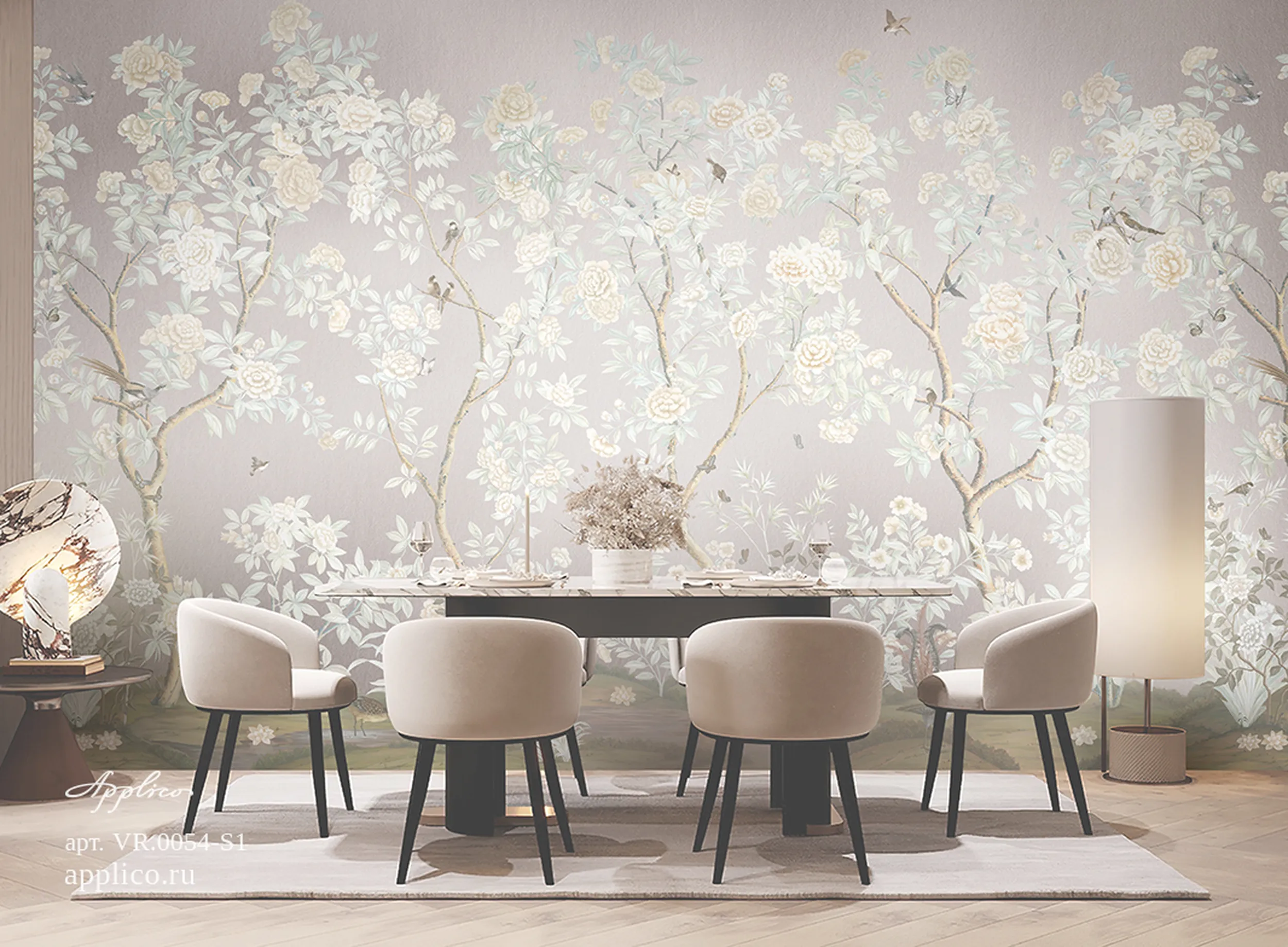 фрески Сад шинуазри