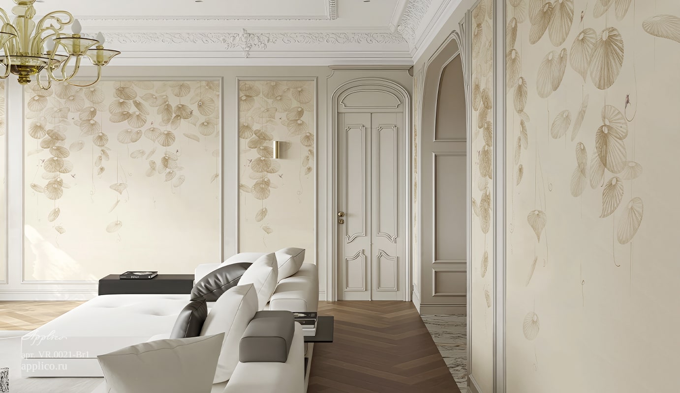 обои и панно Каури в интерьере