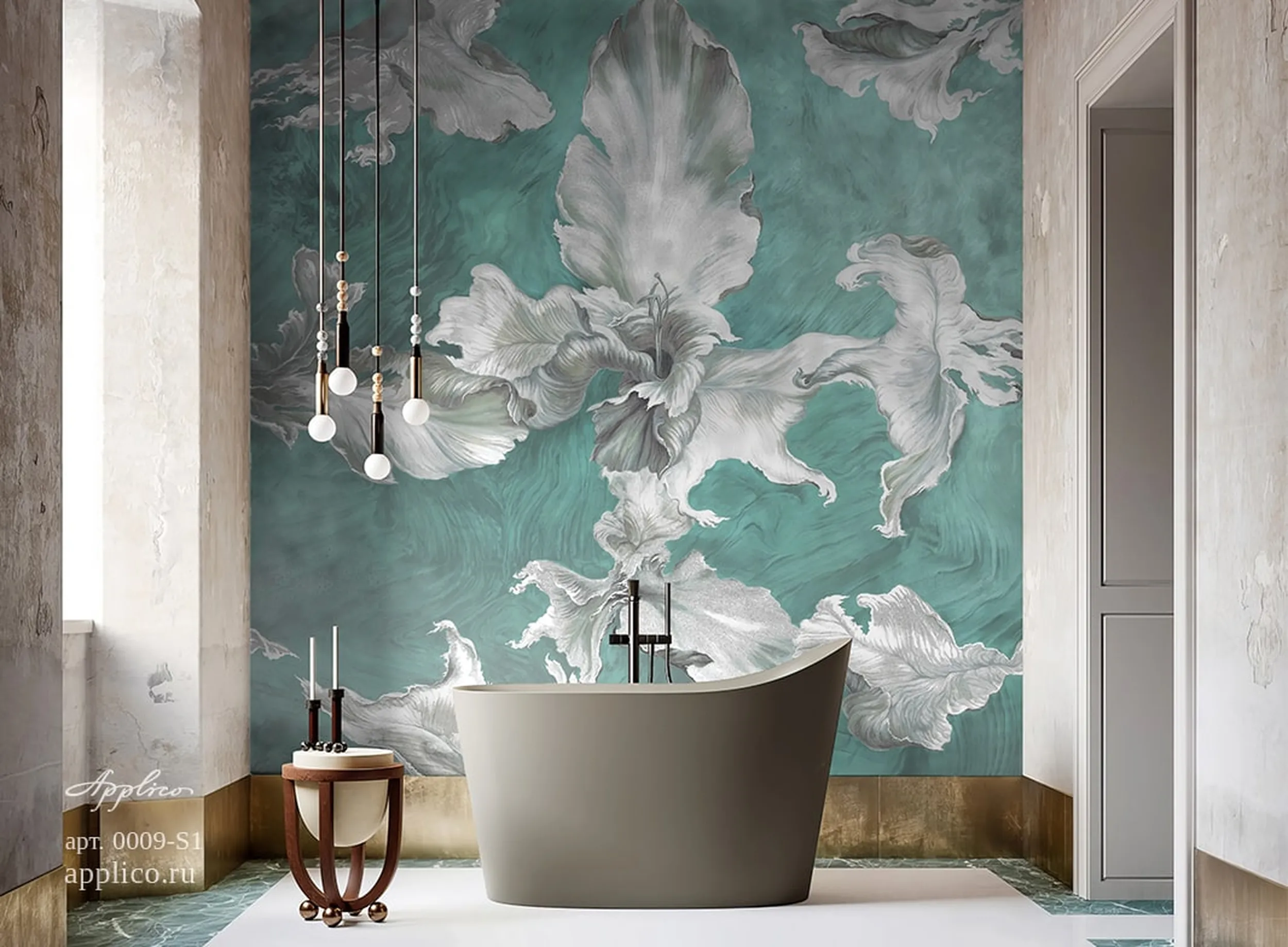 дизайнерские обои Парящий цветок