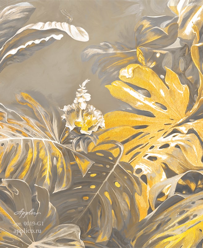 фрески Амазония в интерьере