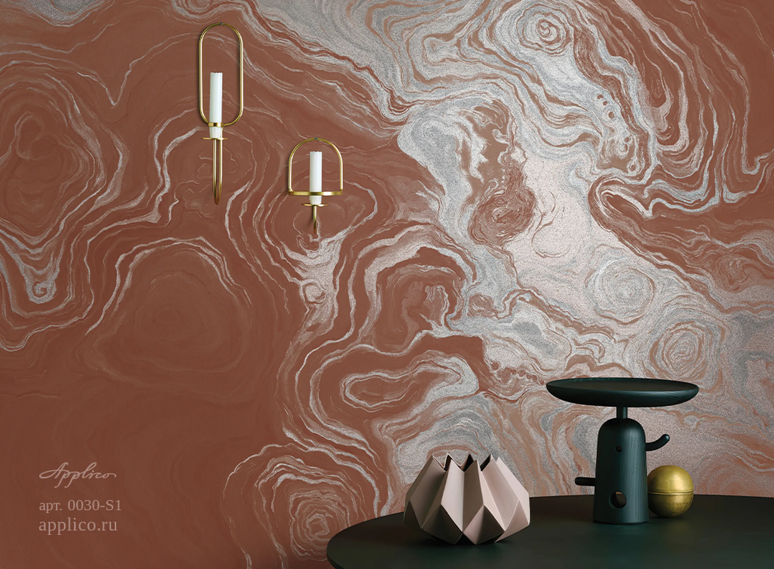 дизайнерские обои Мраморный этюд