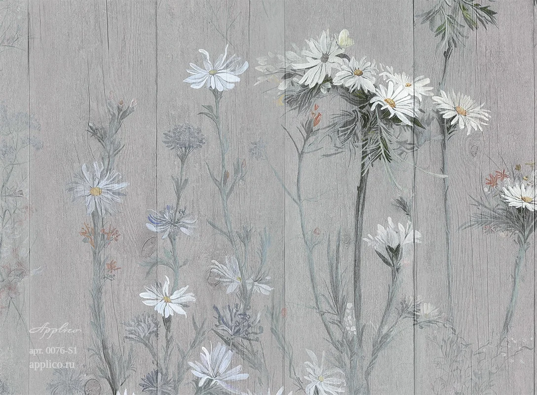 дизайнерские обои Роспись по доске