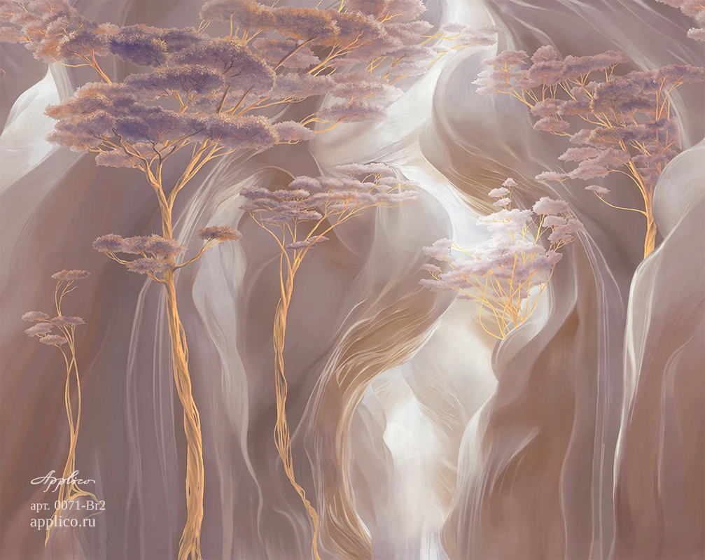 обои и панно Мраморный каньон