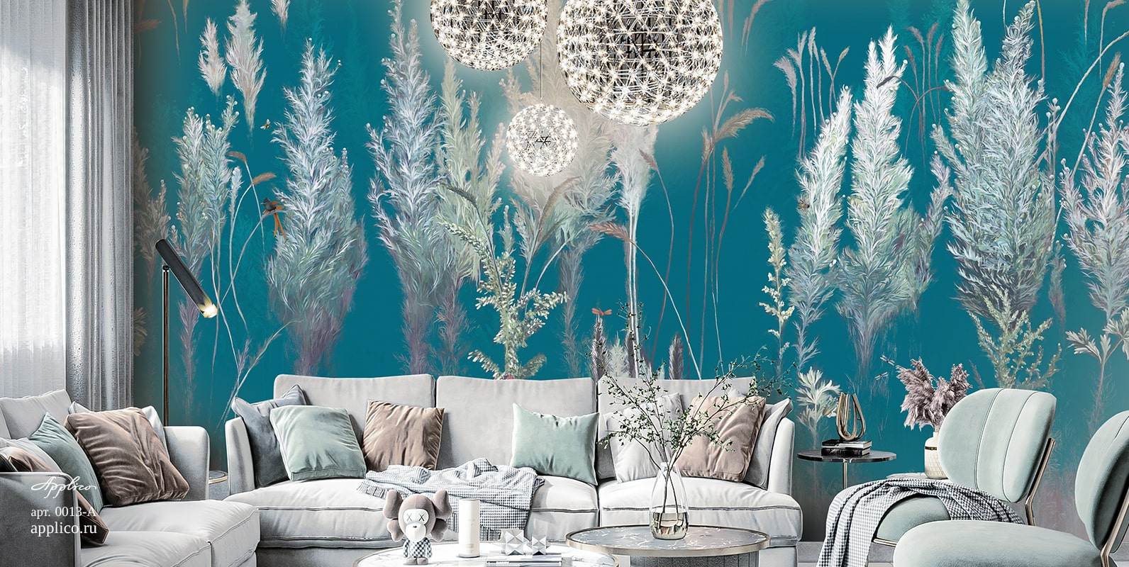 обои и панно Террагон в интерьере