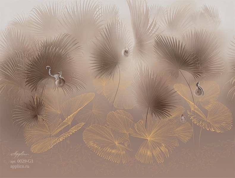 фрески Лемурия в интерьере