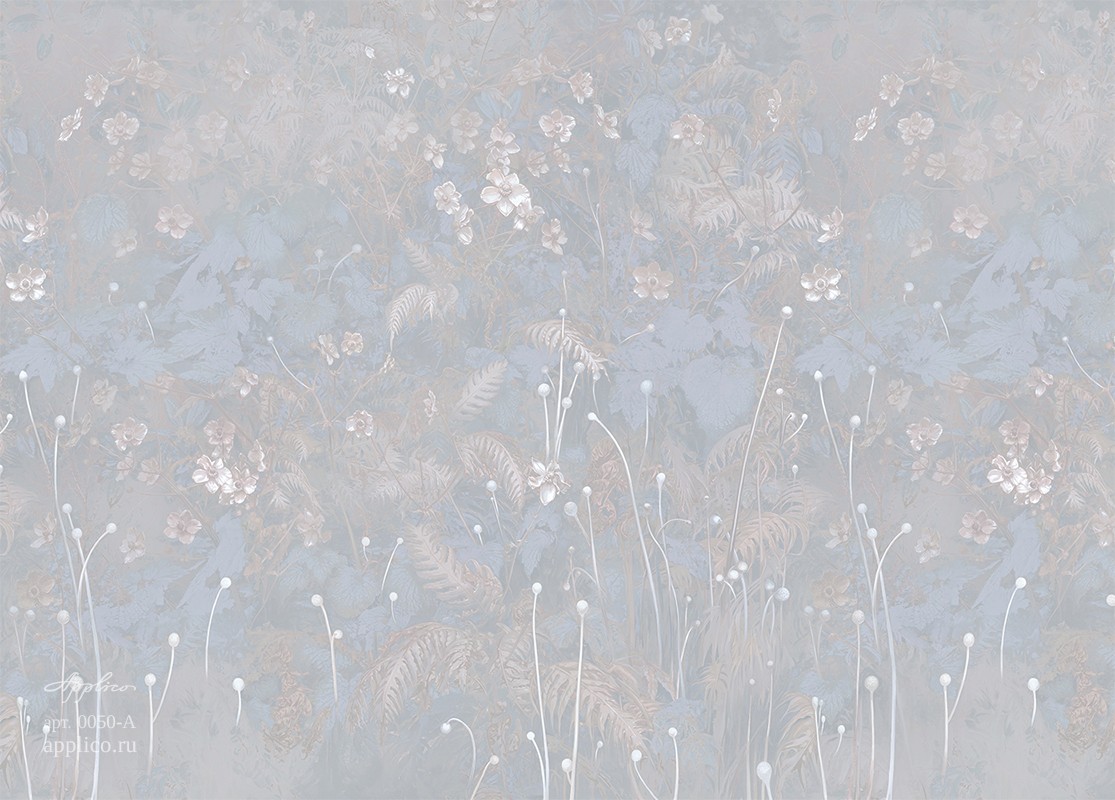 фрески В тени леса в интерьере