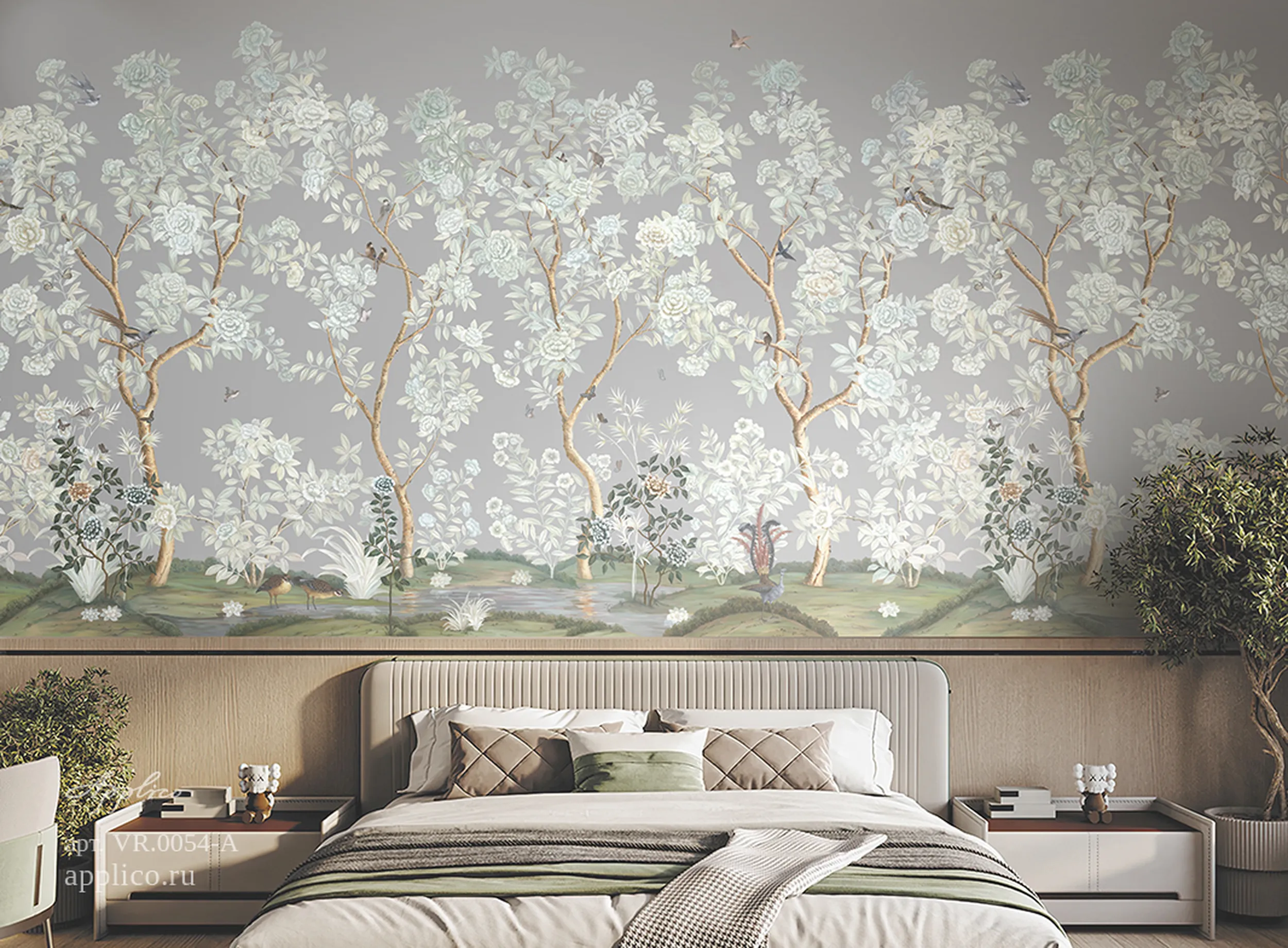 фрески Сад шинуазри