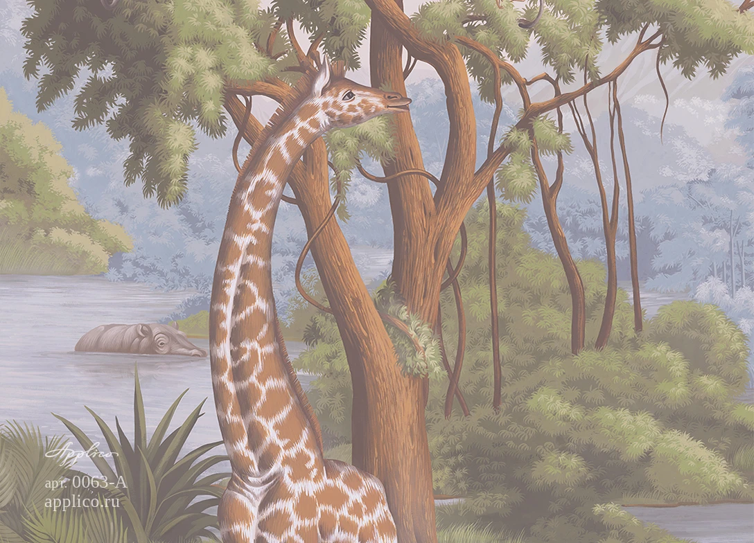 обои и панно Саванна