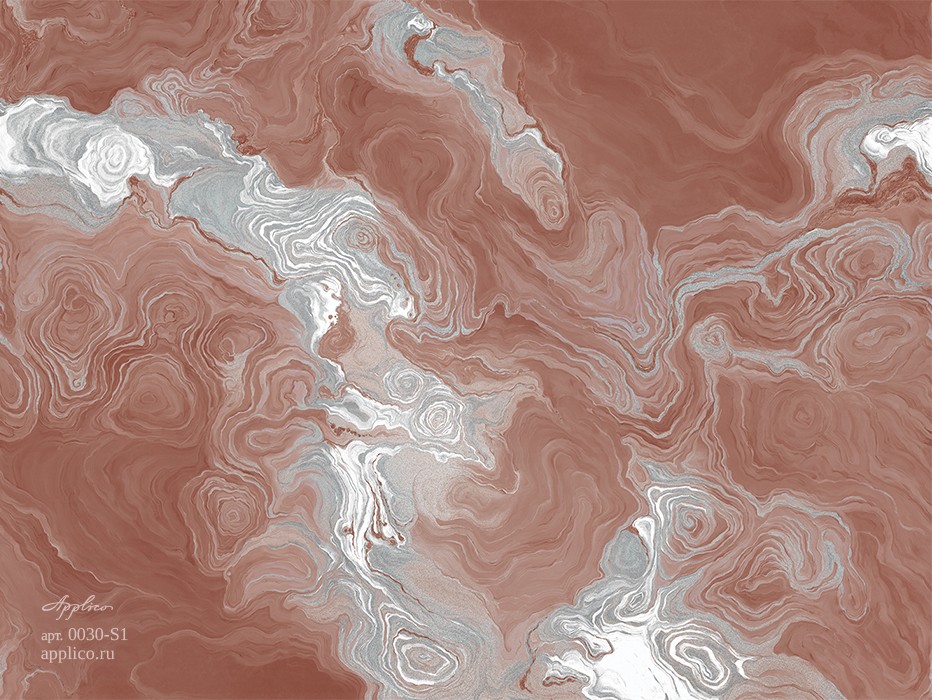 фрески Мраморный этюд в интерьере