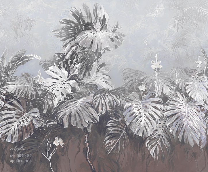 фрески Амазония в интерьере