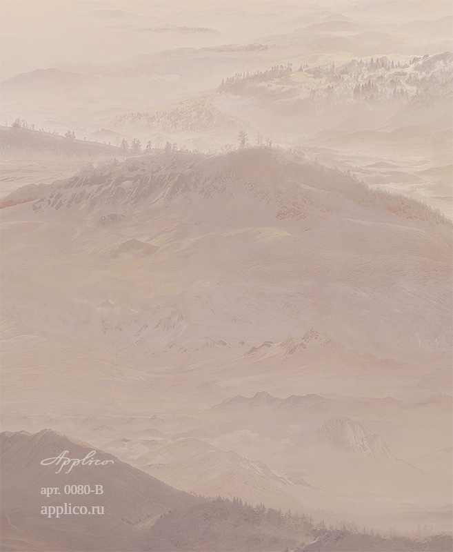 дизайнерские обои Дальние дали в интерьере