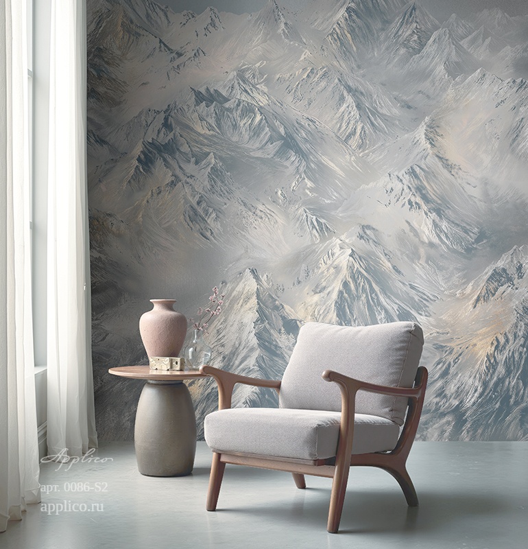 дизайнерские обои Нордис в интерьере