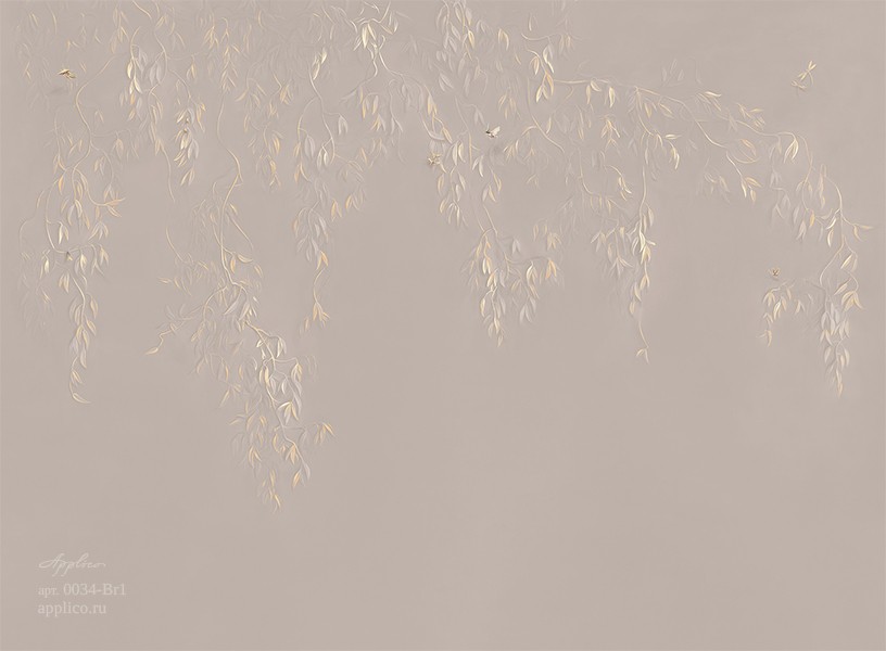 фрески Летние бражники в интерьере