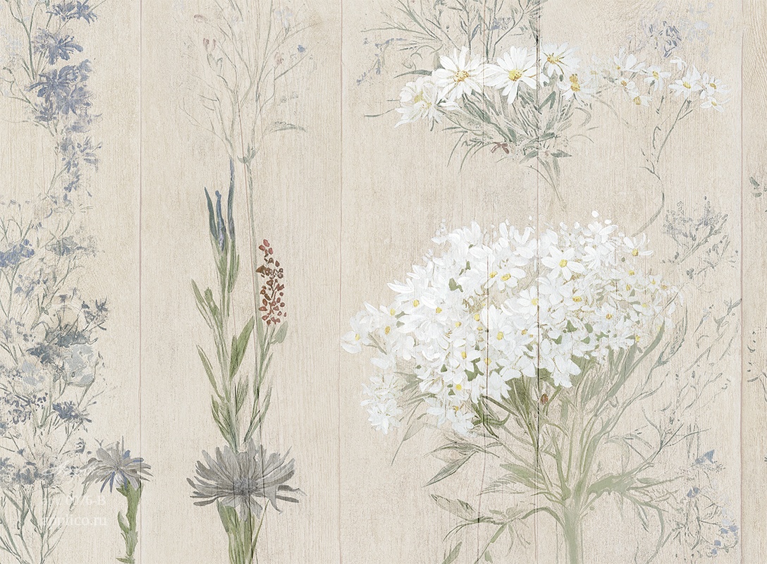 дизайнерские обои Роспись по доске