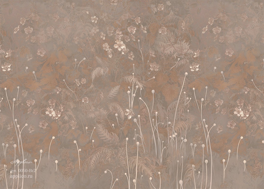 фрески В тени леса в интерьере