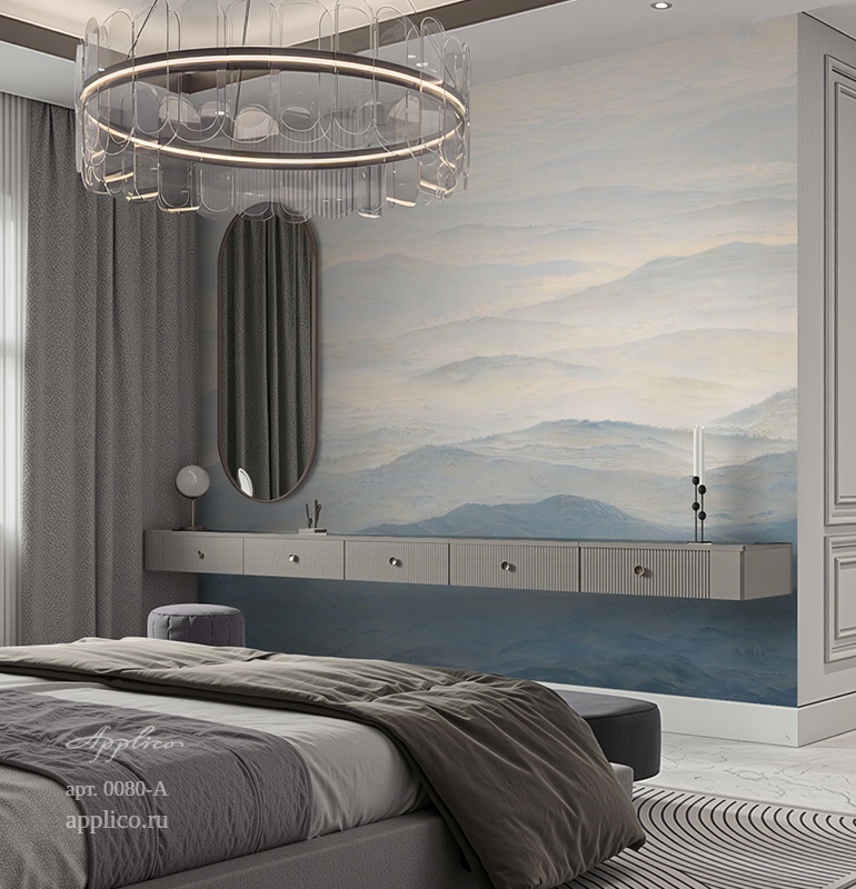 дизайнерские обои Дальние дали в интерьере