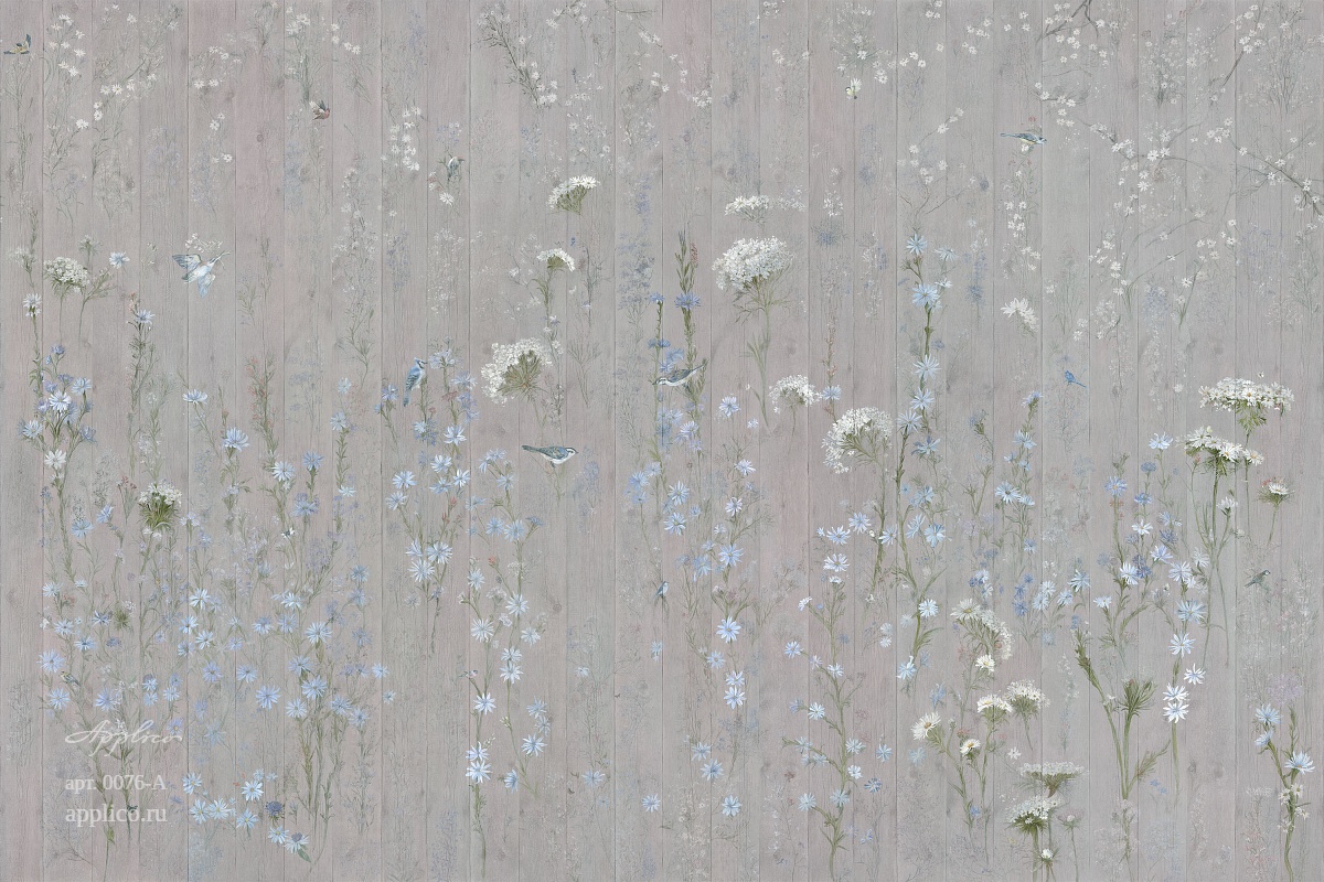 дизайнерские обои Роспись по доске в интерьере