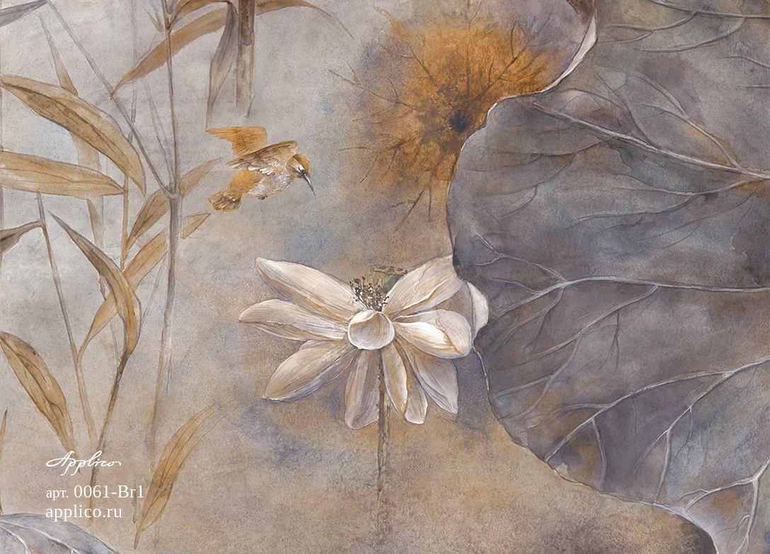 обои и панно Восточная акварель