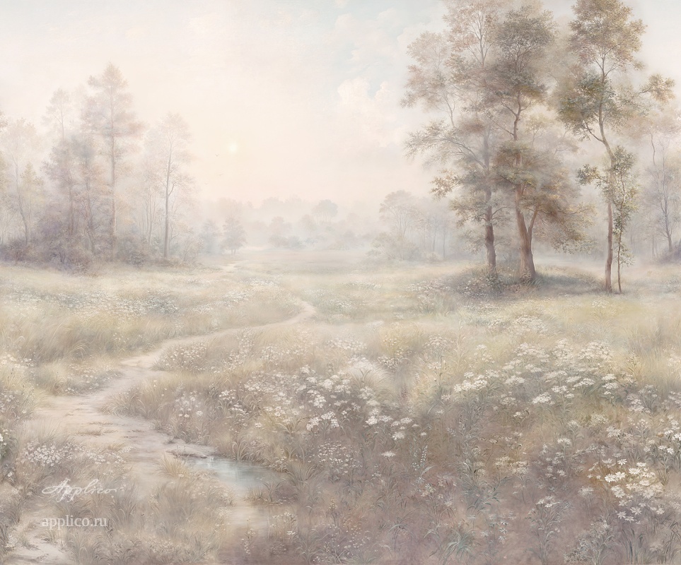 дизайнерские обои Тропинка в интерьере