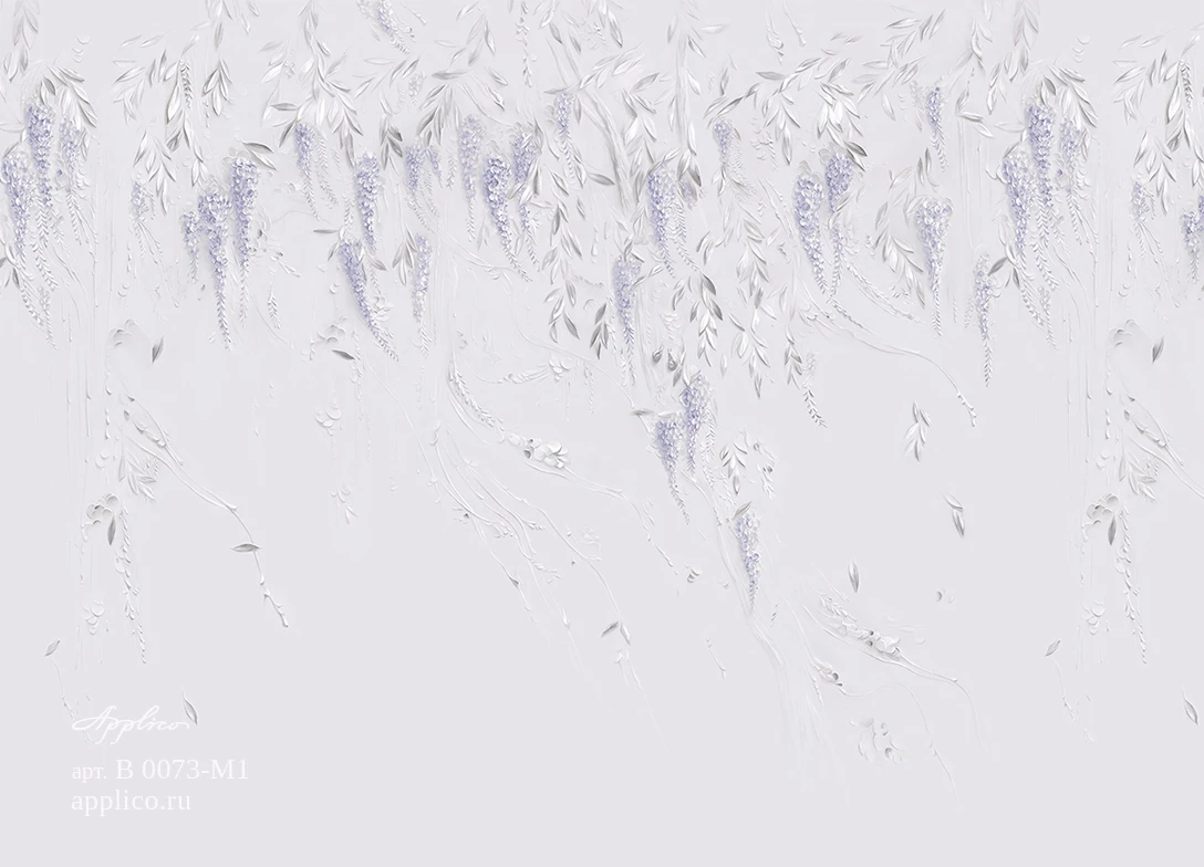 обои и панно Весенняя глициния