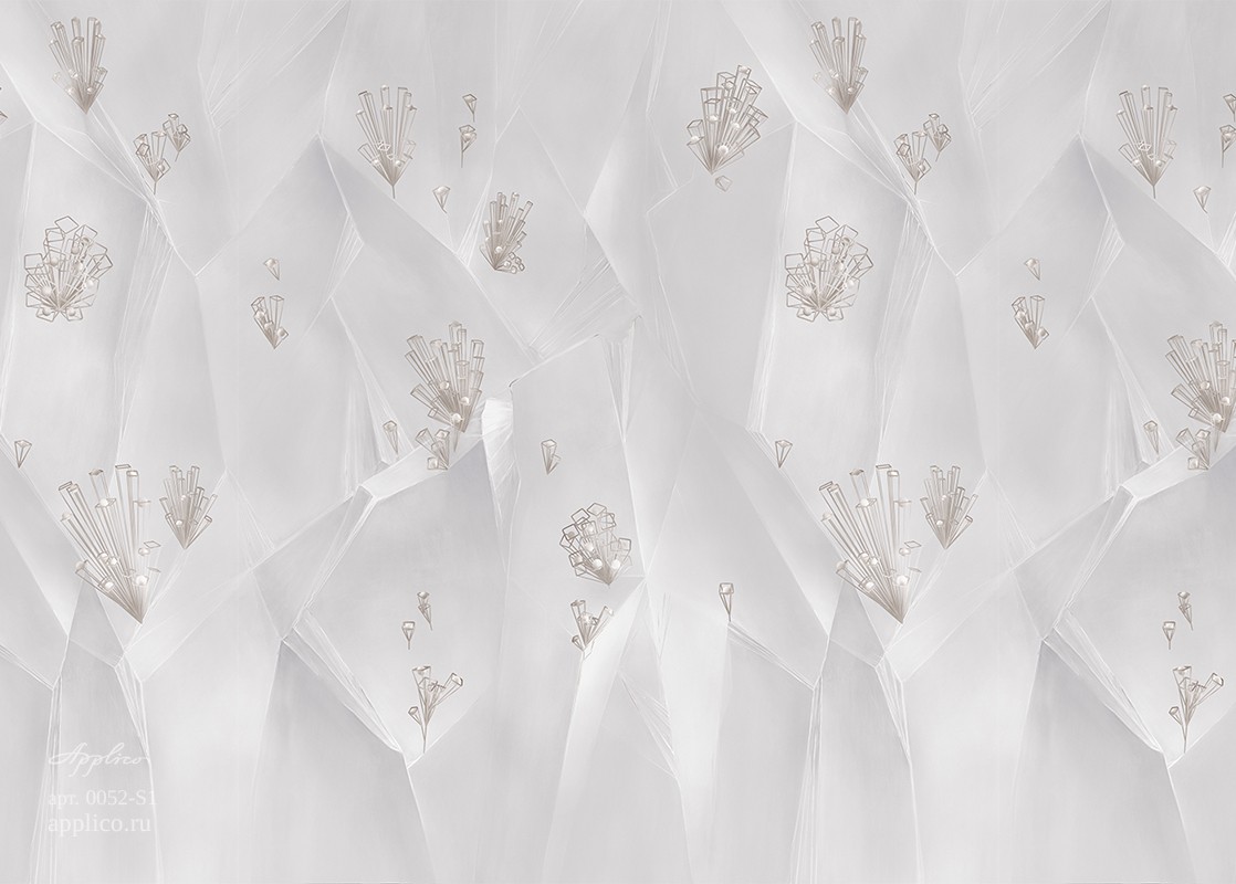 фрески Кристальная скала в интерьере