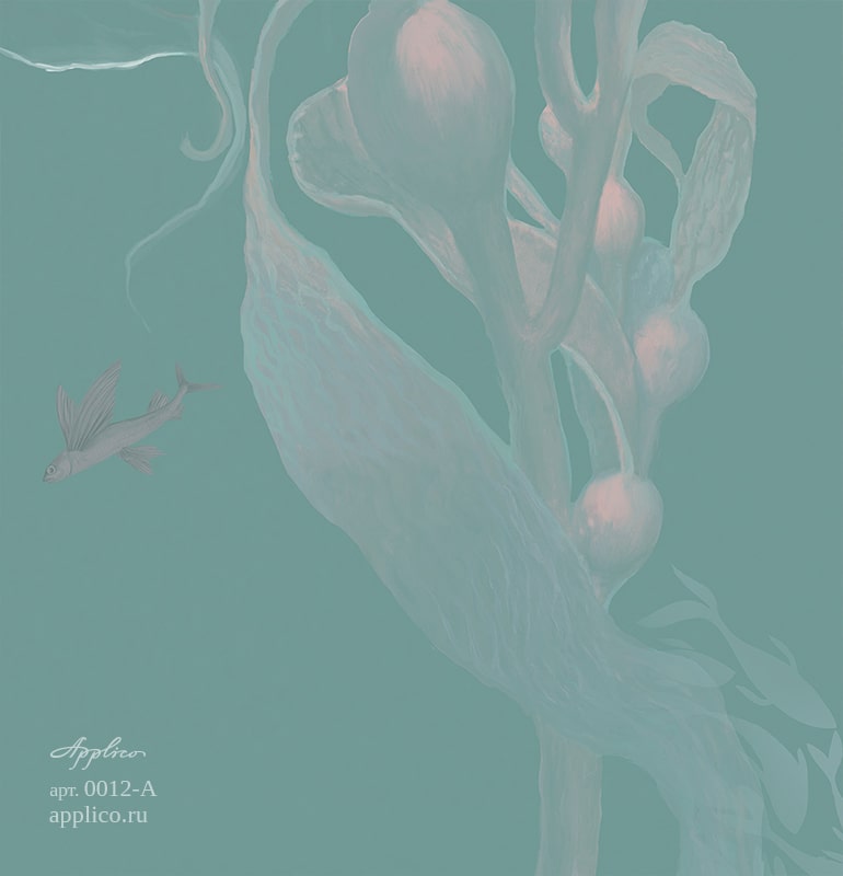 обои и панно Морская в интерьере