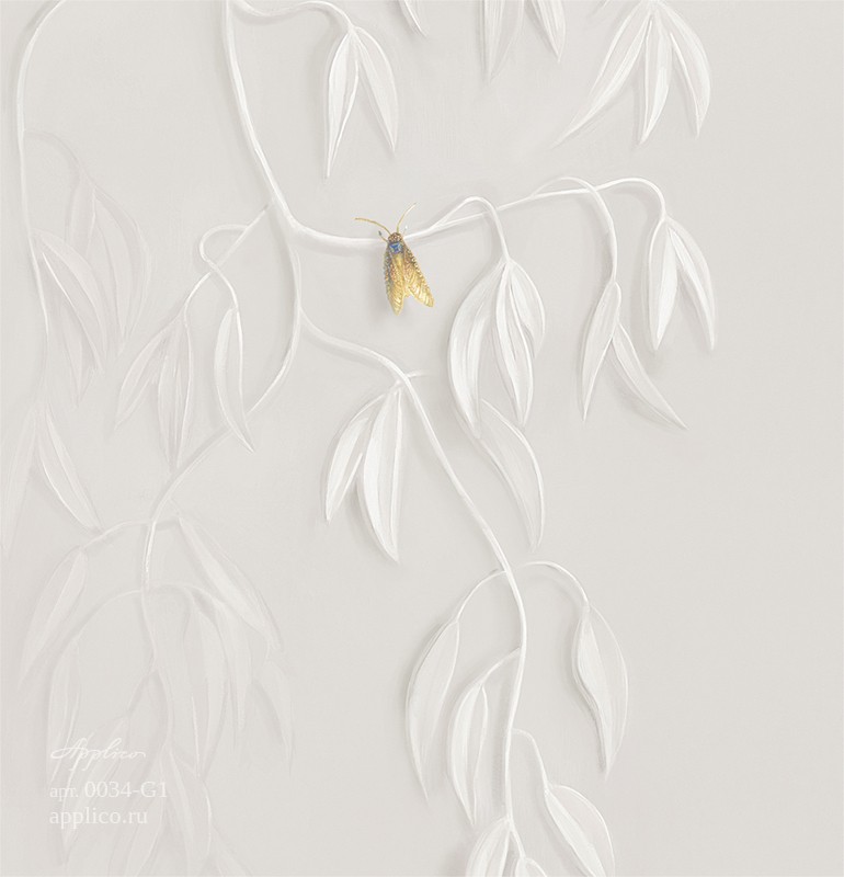 фрески Летние бражники в интерьере