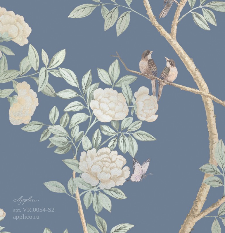 фрески Сад шинуазри в интерьере