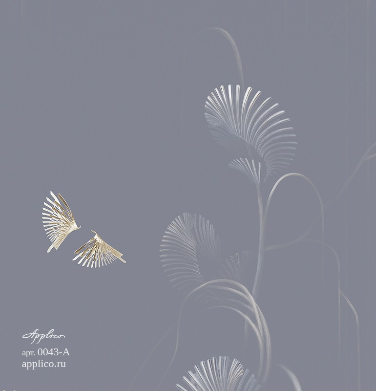 фрески Ивы на воде в интерьере