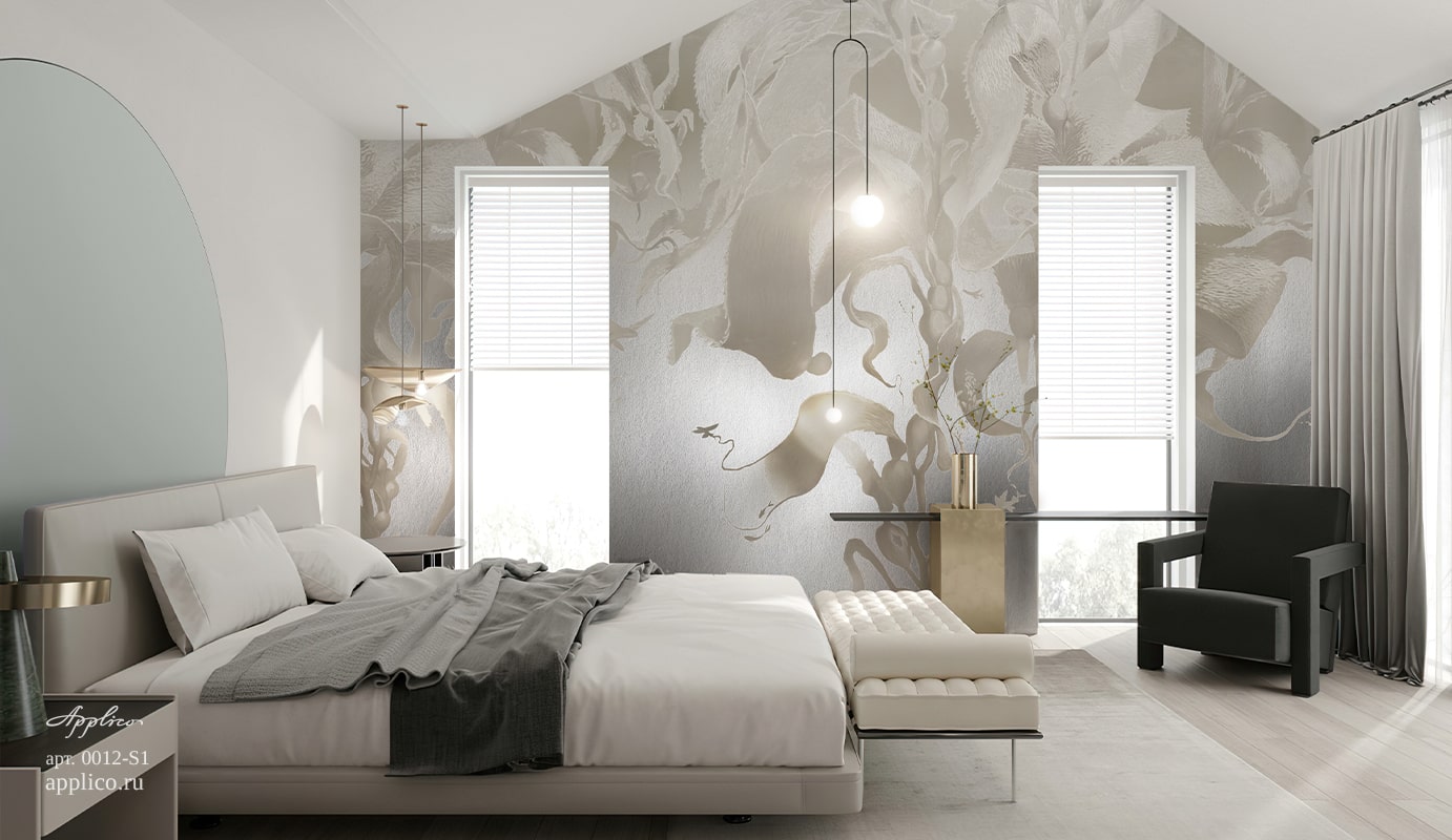 обои и панно Морская в интерьере