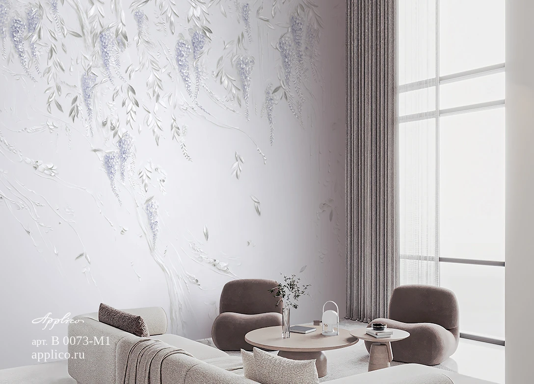 обои и панно Весенняя глициния