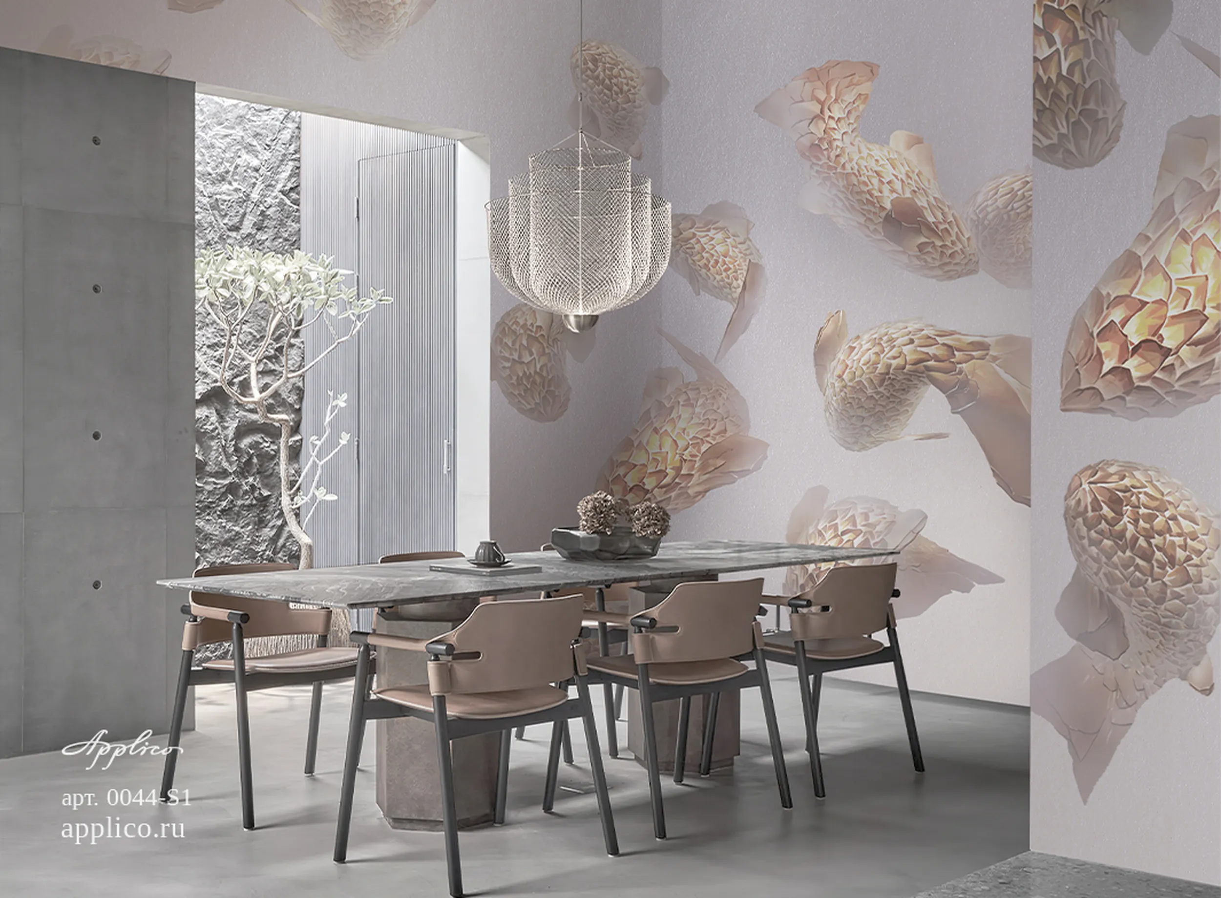 дизайнерские обои Рыбки