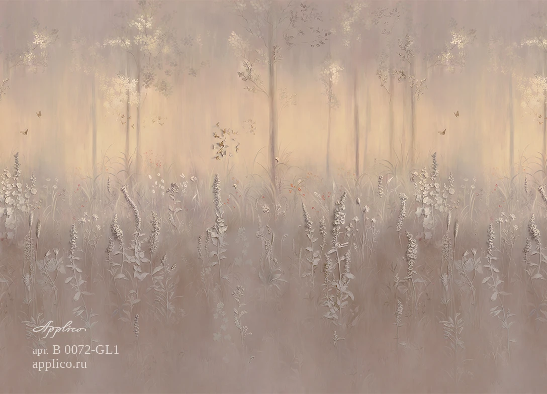 обои и панно Светлый лес