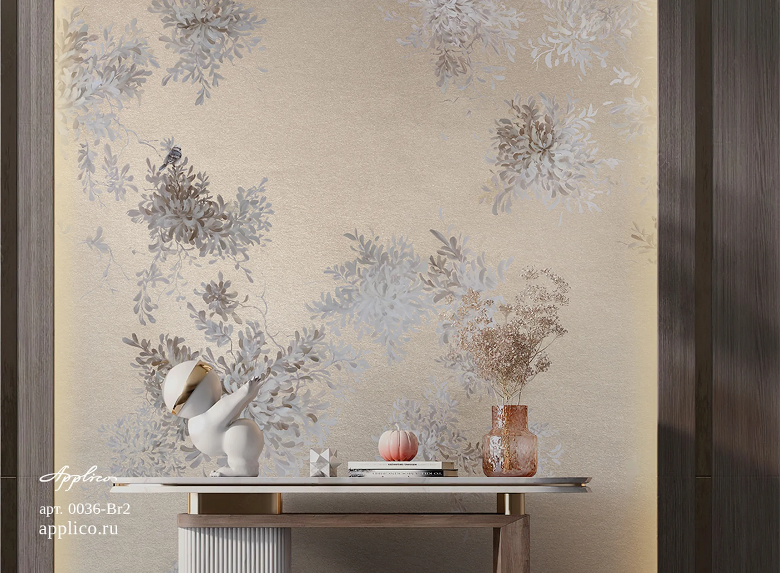 фрески Шинуазри на серебре