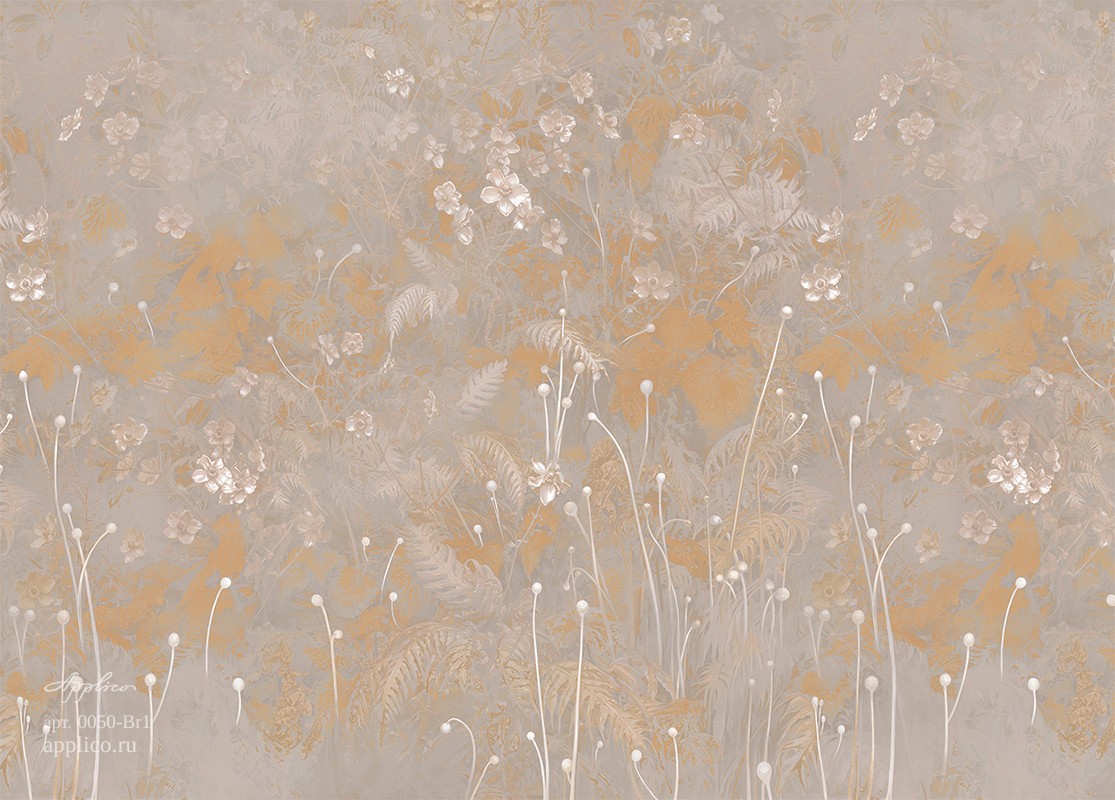 фрески В тени леса в интерьере