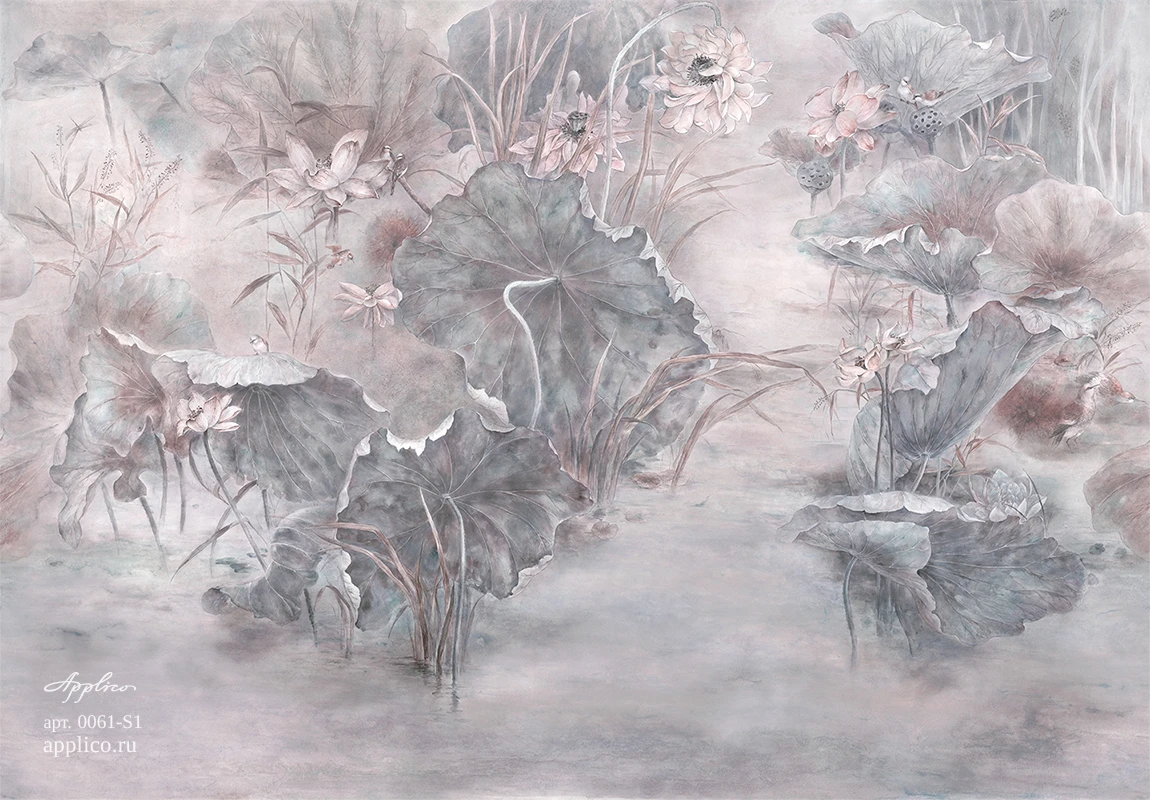 обои и панно Восточная акварель