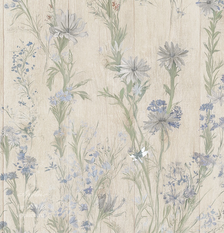 дизайнерские обои Роспись по доске в интерьере